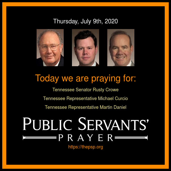 Praying4_TN's tweet photo. Today we are praying for Sen. Rusty Crowe, @staterepcurcio and @repmartindaniel - https://t.co/APvlNOYmrv https://t.co/3PbiLueW1n