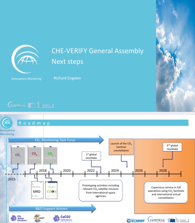 che_project's tweet photo. @RichardJEngelen @CopernicusECMWF illustrated the #Next #Steps for the #CO2 #Monitoring &amp; #Verification #Support #Capacity in the #COCO2 project starting in #2021 building on #Science progress in @che_project @V_ERIFY_H2020 &amp;  @copernicusEU #Services. See
https://t.co/UbMHcvbhZN https://t.co/sf2v0e9Woo