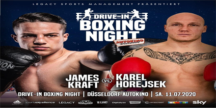 Drive IN #Boxing Night. Am Samstag bei der #Düsseldorfer Fight Night im Autokino. James Kraft vs Karel Horejsek. 
<a href="/UniversumBoxPro/">Universum Box Promotion</a> 
<a href="/IsmailOezen/">Ismail Özen</a> 

#UniversumTV
#Zeit4UniversumTV
#Niveau