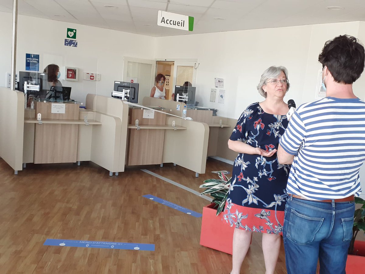 🎦Tournage d'une vidéo à l'agence de #Chartres pour informer les collaborateurs #poleemploi sur l'évolution de notre plan de reprise d'activité.