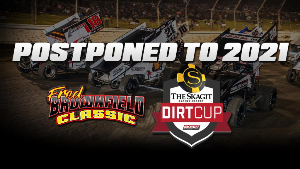 OnPitRoad's tweet photo. Jim Raper Memorial Dirt Cup and Fred Brownfield Classic Postponed To 2021 - https://t.co/aGxuwGOaXn @LucasOilASCS https://t.co/uOIm6KYBvS