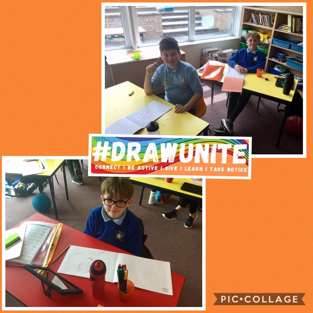 whickhamstmarys's tweet photo. Miss Millicanβs group have been following @liz_millionβs helpful tutorial to practice their sporty drawings that they will include in their #DrawUnite posters. ππ¨@GatesheadSSP #wearestmarys https://t.co/aJ7uB39BQD