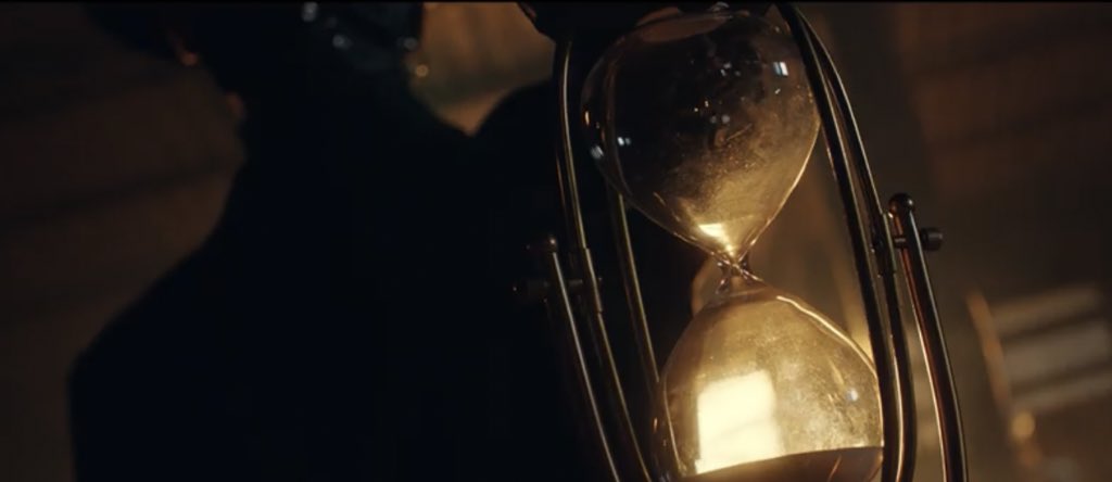 Okay so hear me out... what if the hourglass is away of time travelling and everything we have seen is them changing their past which led to a butterfly effect ending in chaos... it makes sense, you see a butterfly in answer just before the ending in chaos  #ATEEZ    @ATEEZofficial