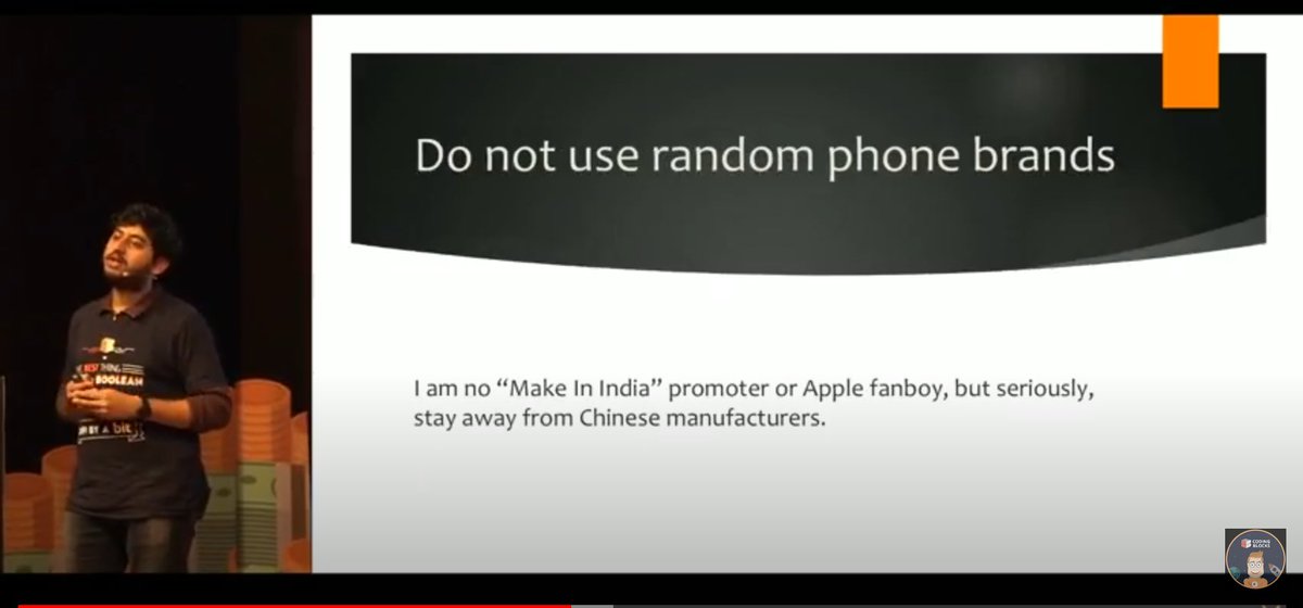 That's me in 2017 at <a href="/hasgeek/">Hasgeek</a> <a href="/50pConf/">50p Conference</a>  😂😂😂

youtube.com/watch?v=qtoxfJ… 

#AheadOfTheCurve