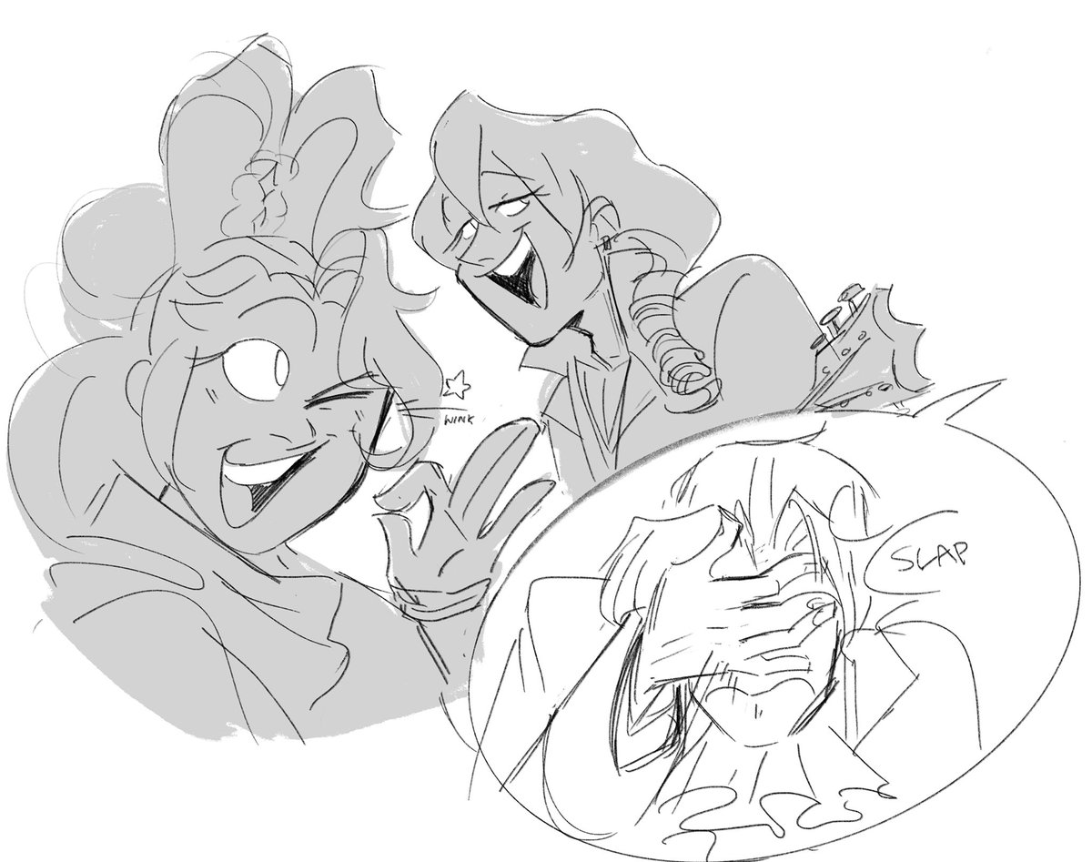 This started as a doodle of klavier and ended with me not knowing who the hell these idiots were supposed to be wingmanning for anymore