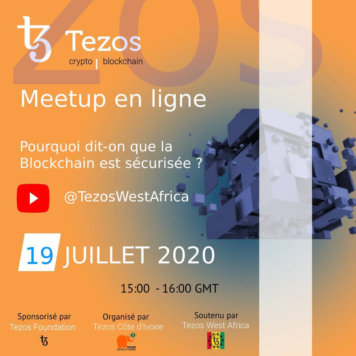 XTZCotedIvoire's tweet photo. Hi! friends in collaboration with our friends from  African #Tezos community  and under the supervision of Tezos West Africa (TWA).
We are pleased to inform you that we are hosting a Meetup info.👇👇
form: https://t.co/DNtXRrMWuI
Telgram https://t.co/fZNRaixsIY https://t.co/g0EkoMRq73