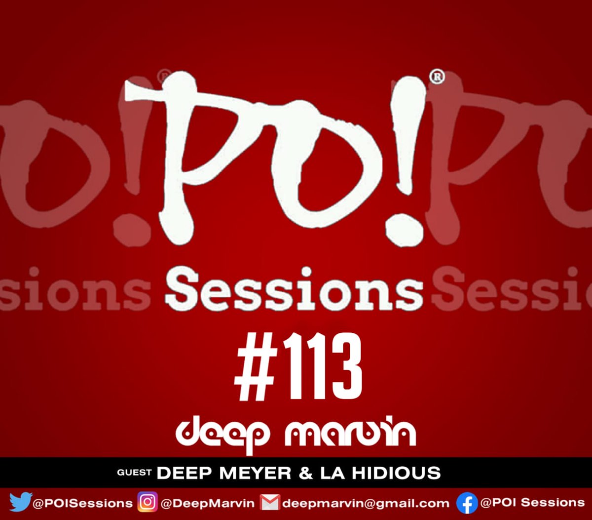 POISessions's tweet image. Hola Househeads 

Kindly receive the new episode of @POISessions 113 

Main mix by Deep Marvin POI
hearthis.at/poisessions/po…

Guest mix 1 by La Hidious 
hearthis.at/poisessions/po…

Guest mix 2 by Deep Mayer 
hearthis.at/poisessions/po…

hearthis.at/poisessions
