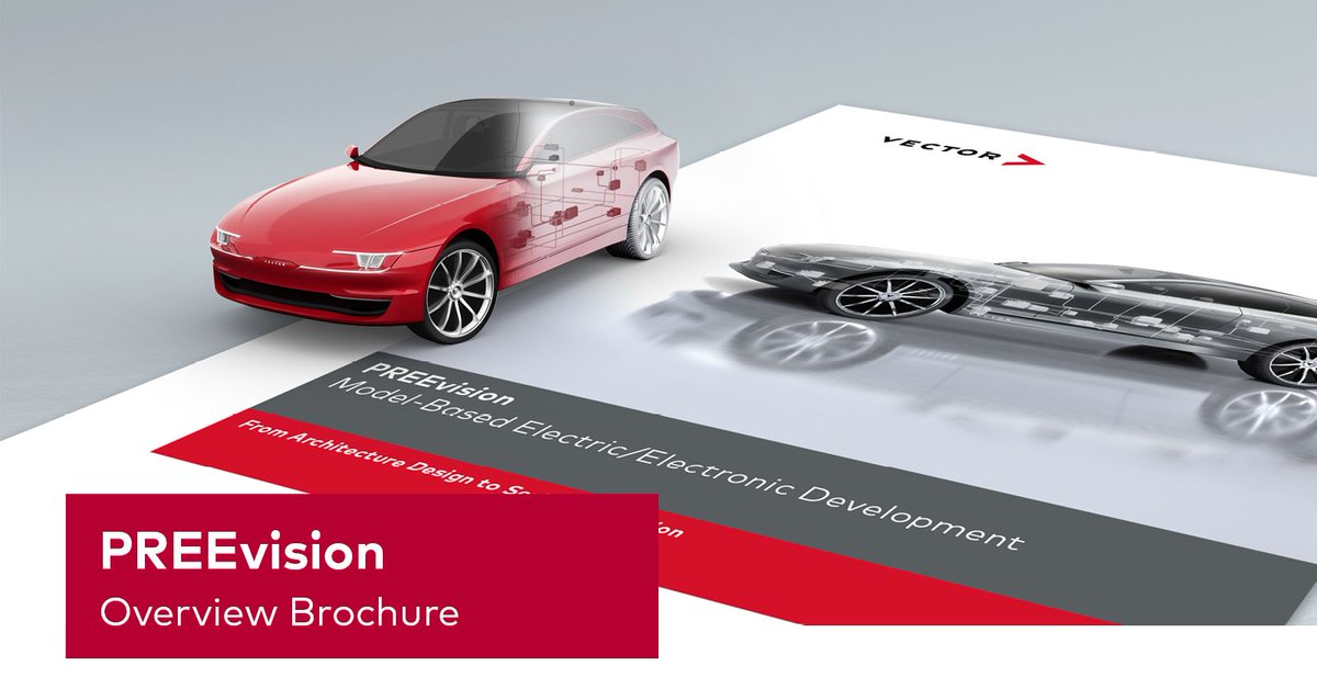 vectorgrp's tweet image. The compact way to get to know our E/E engineering solution #PREEvision and its comprehensive functions. Updated edition back in stock or via download: vctr.it/3fixpBu

#Automotive #EEengineering #EEsystems #ModelDrivenDevelopment
