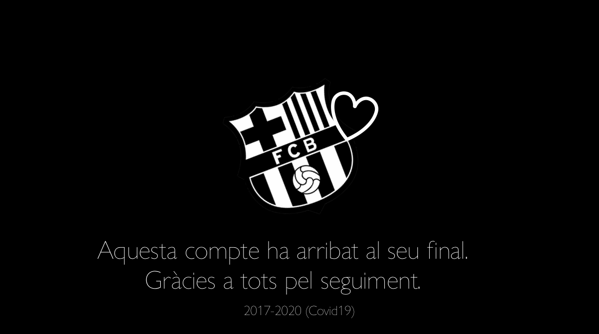 Aquesta compte ha arribat al seu final .Gràcies a tots pel seguiment.

🔵🔴ForçaBarça!