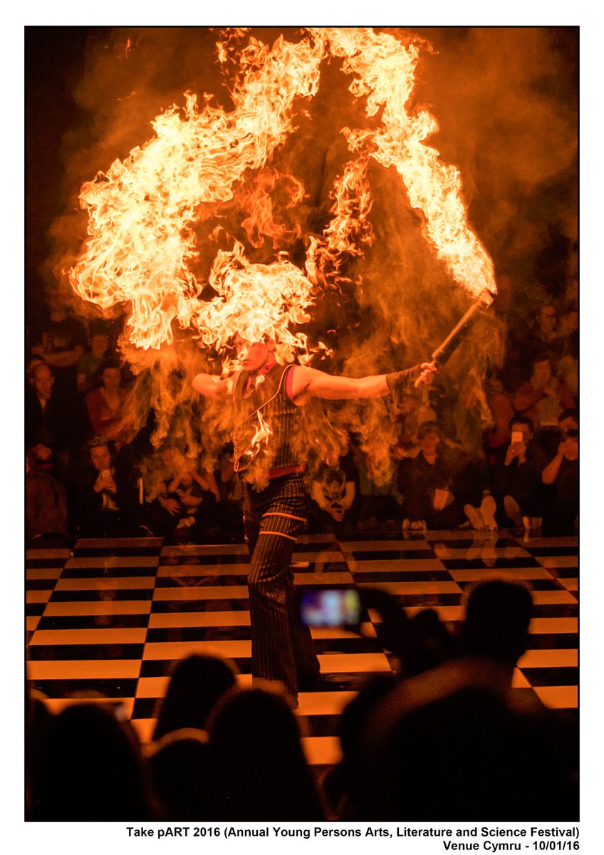 DocumentConwy's tweet photo. With @VenueCymru &amp; @TheatrColwyn temporarily closed, I'm posting a daily image from a past show or event to celebrate the work of staff, artists, cast, crew, creatives &amp; productions.

Day 108 - @takepARTVC 2016 (Annual Young Persons Arts, Literature &amp; Science Festival) - 10/01/16 https://t.co/mdpPM0Ot55