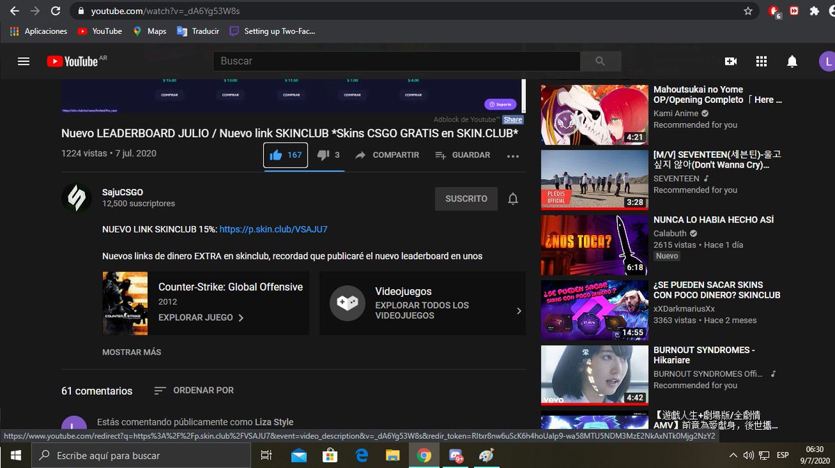ImGer_'s tweet photo. @SajuCSGO acabo de cargar algo para probar suerte  espero ganar se que no es mucho pero aca en arg es bastante https://t.co/Z8esOxPL9p