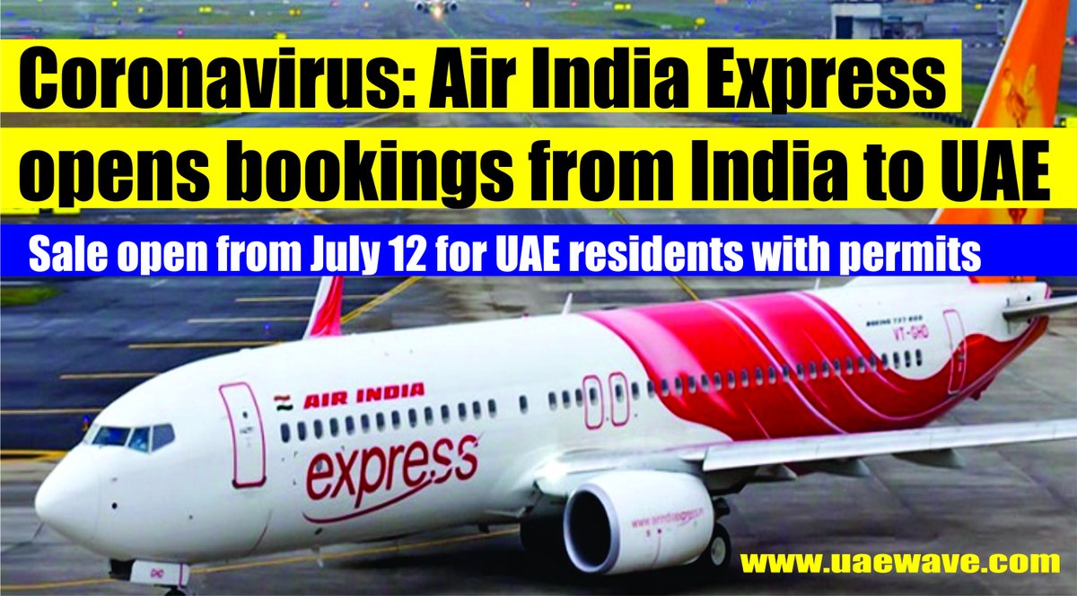 uaewave's tweet photo. Air India Express Opens Booking from India to UAE
more about UAE: https://t.co/nylcBuw08c https://t.co/kMWcRMq4pE