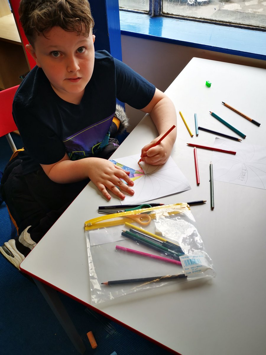 marys_rc's tweet photo. Lots of discussion about our personalities and what makes us unique and individuals. Can't wait to see these personality spirals! #righttobeme #healthandwellbeing @StuartRRSA @childcomwales https://t.co/XMSl21Sw7W