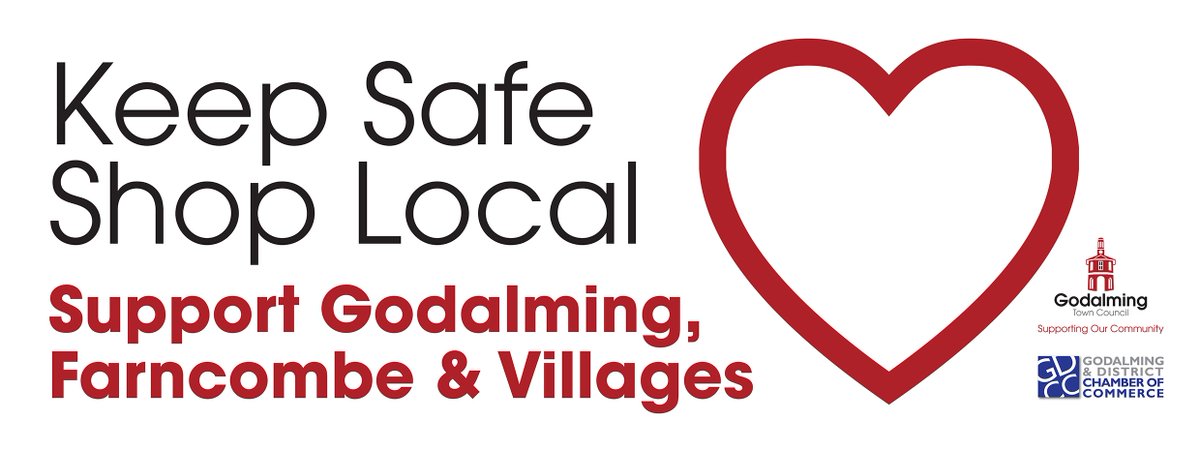Please support your local shops and businesses as they have supported you.  To help you Keep Safe - Shop Local, please visit godalming-tc.gov.uk/godalming-and-… for details of  local goods and services.#Keepsafe #Shoplocal