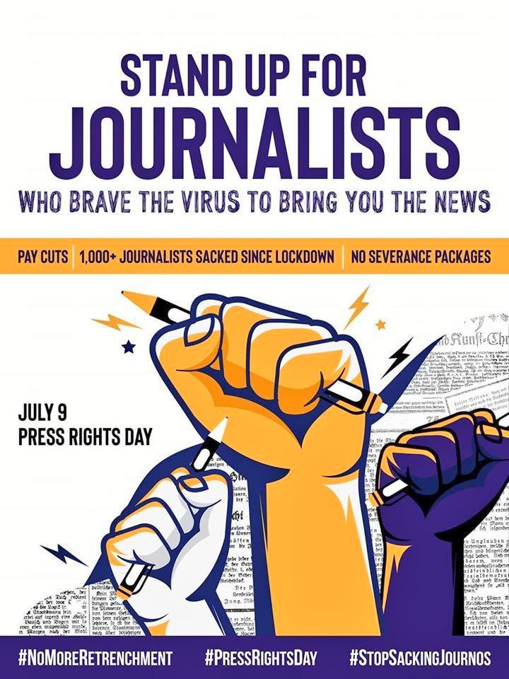 ashishrukhaiyar's tweet photo. #PressRightsDay #NoMoreRetrenchment #StopSackingJournos https://t.co/faQ6t1hjZk
