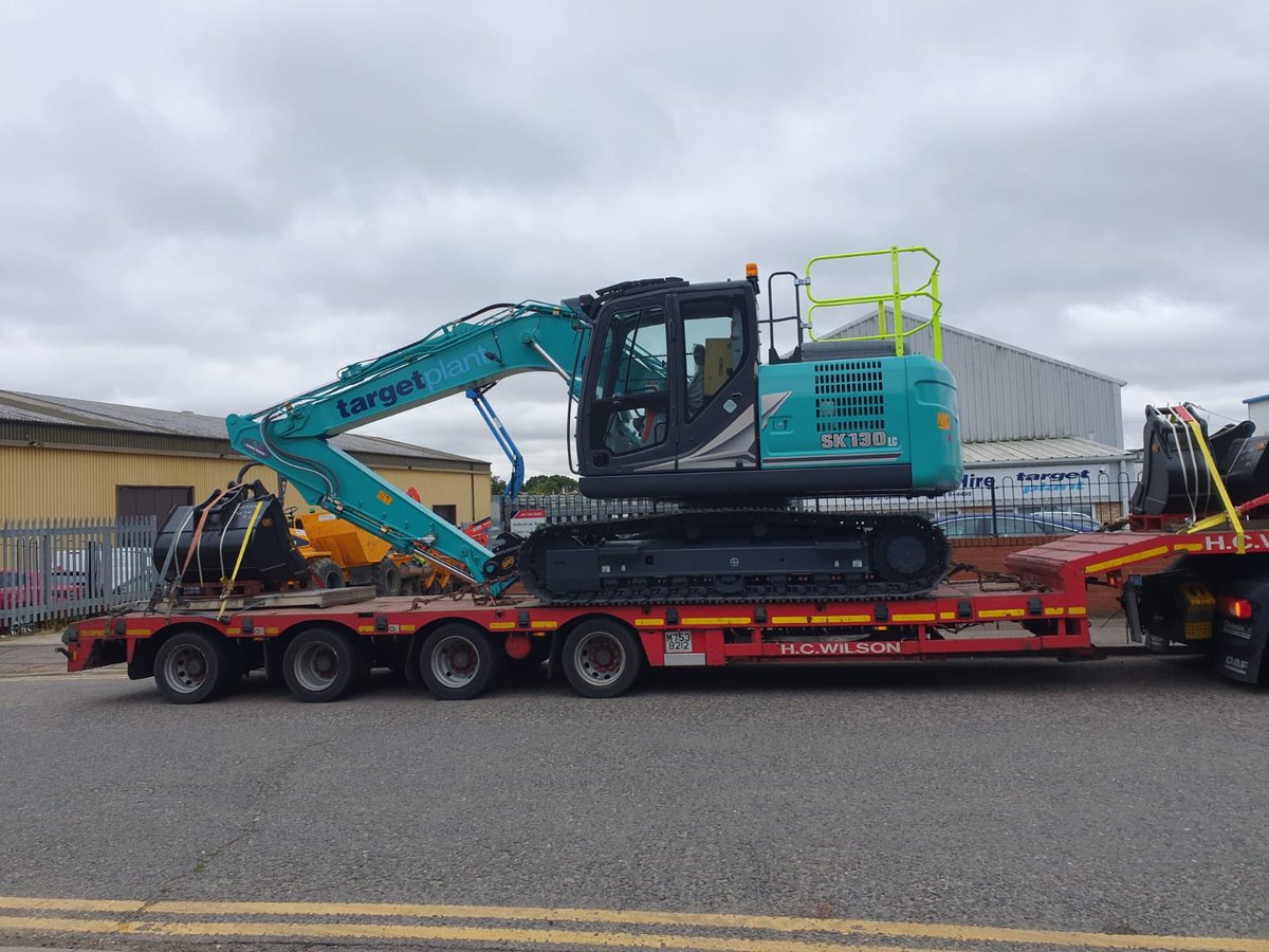 Our first Kobelco SK130-11LC for the hire fleet arrived this morning #newplant