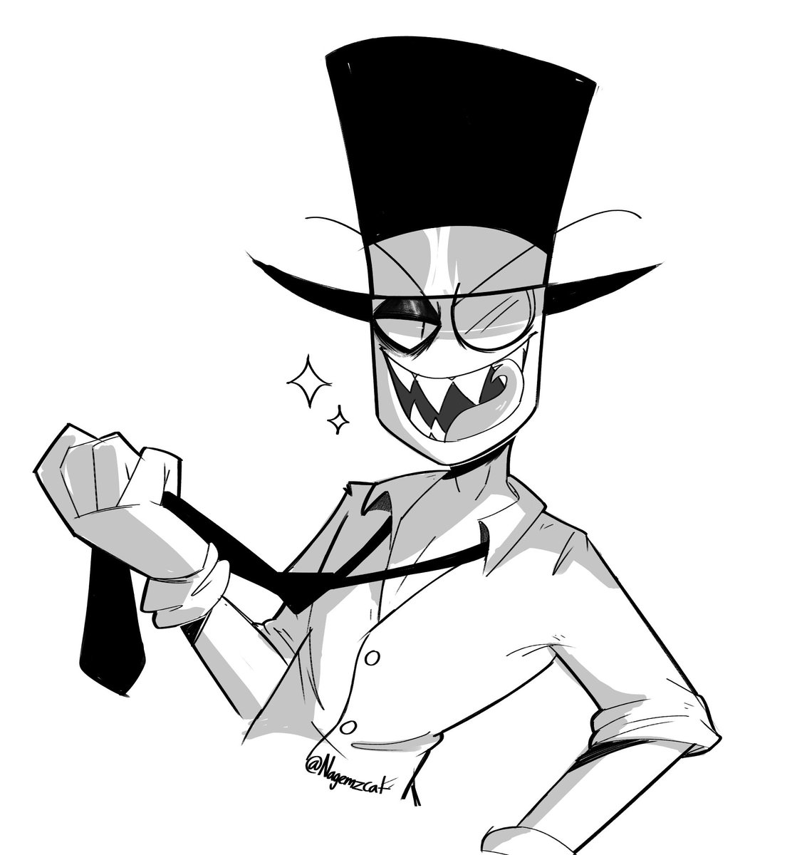 DeviledMeggz's tweet image. Another redraw. I think I have improved!
How long without drawing something of Villainous... 
#Villainous #Villanos #BlackHat 🎩