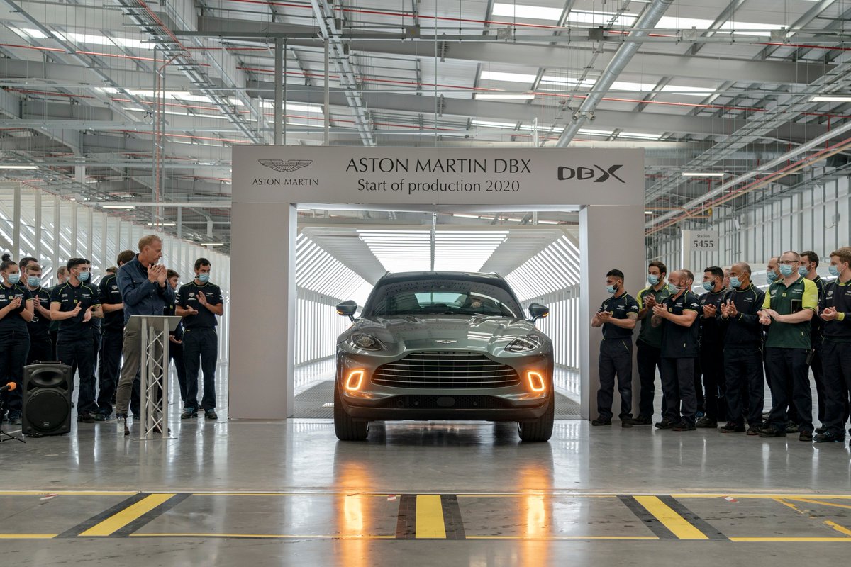 A milestone moment.

Just over four years since we announced our investment in a brand new manufacturing facility at St Athan in Wales, the first Aston Martin to be “Hand Made in Wales” – DBX -  has been driven off the production line.

#AstonMartin #DBX #BeautifulIsRelentless