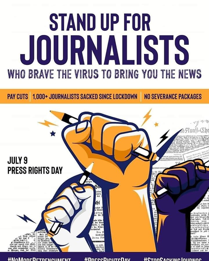 FazalUrRehmanJ's tweet photo. #nomoreRetrenchment #PressRightsDay
#StopSackingJournos https://t.co/o2Wat1045Y
