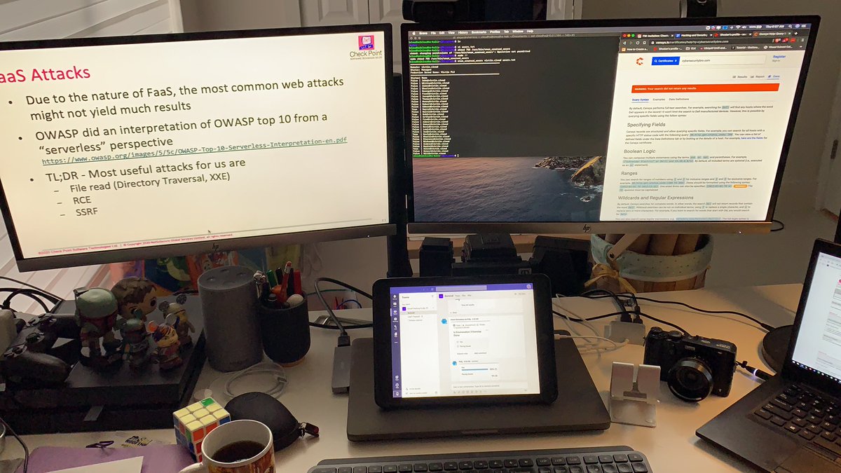 CyberSecureBro's tweet image. Checking out @notsosecure #CloudHacking course by @CheckPointSW #hackingpoint @anantshri is killing it this morning!