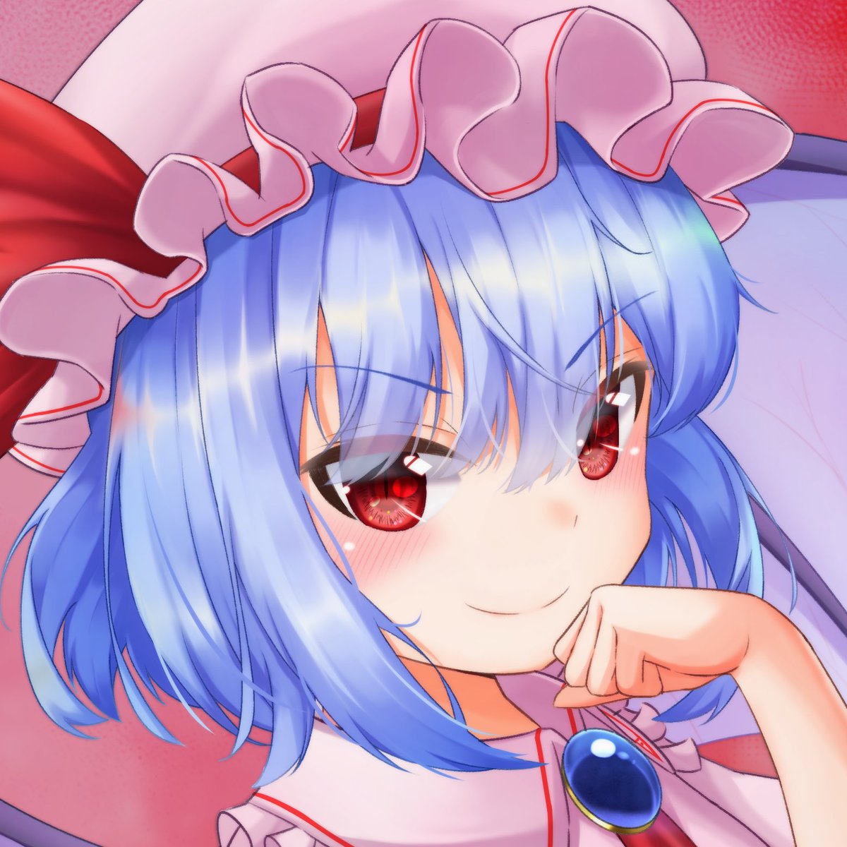 レミリア・スカーレット 「フランの日から5日経ちましたのでお姉ちゃんを描きました。#レミリア・スカーレット」|べーやん@C103二日目西う47bのイラスト