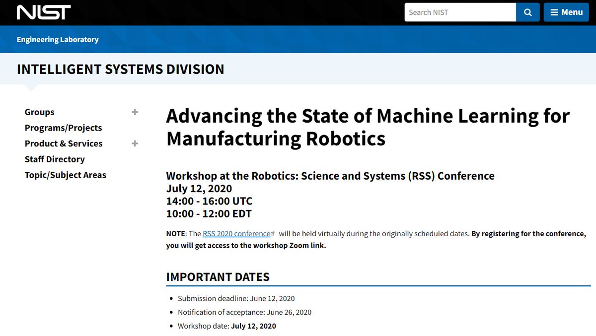 nist machine learning