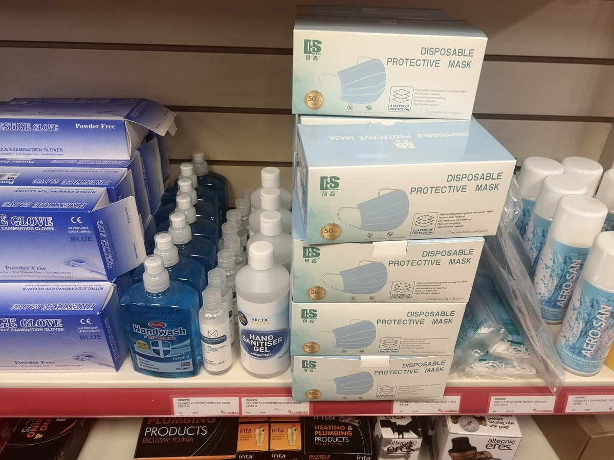 PSighthill's tweet photo. We have following stock available to collect or Free delivery on the Hand Sanitiser stations. #Edinburgh #covid #handsanitiser #nitrilegloves #facemasks #faceshields https://t.co/MNOg8c3nuh