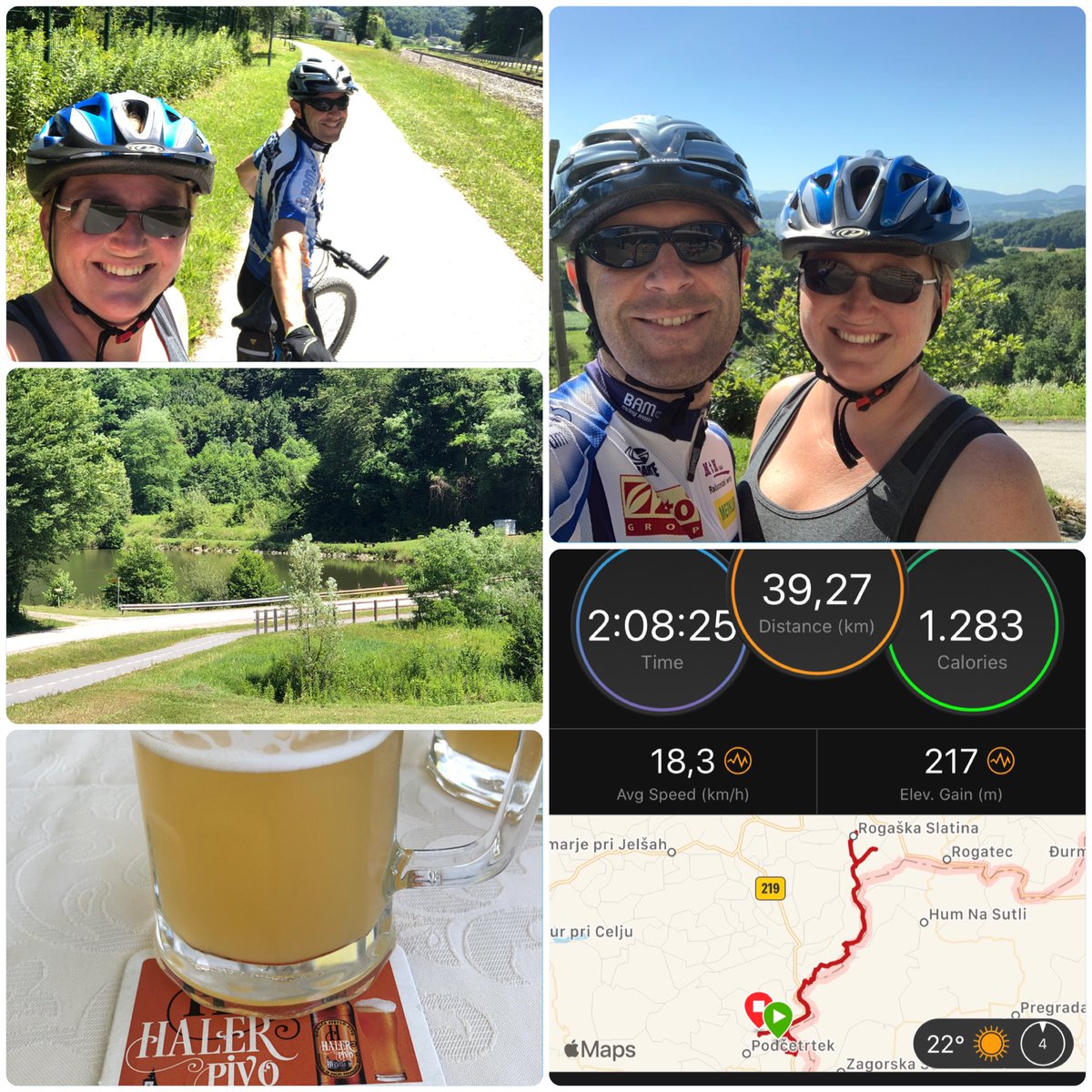 Kolesarski izlet med Podčetrtkom in Rogaško. Priporočam!😉 #podcetrtek, #haler, #kolesarskapot