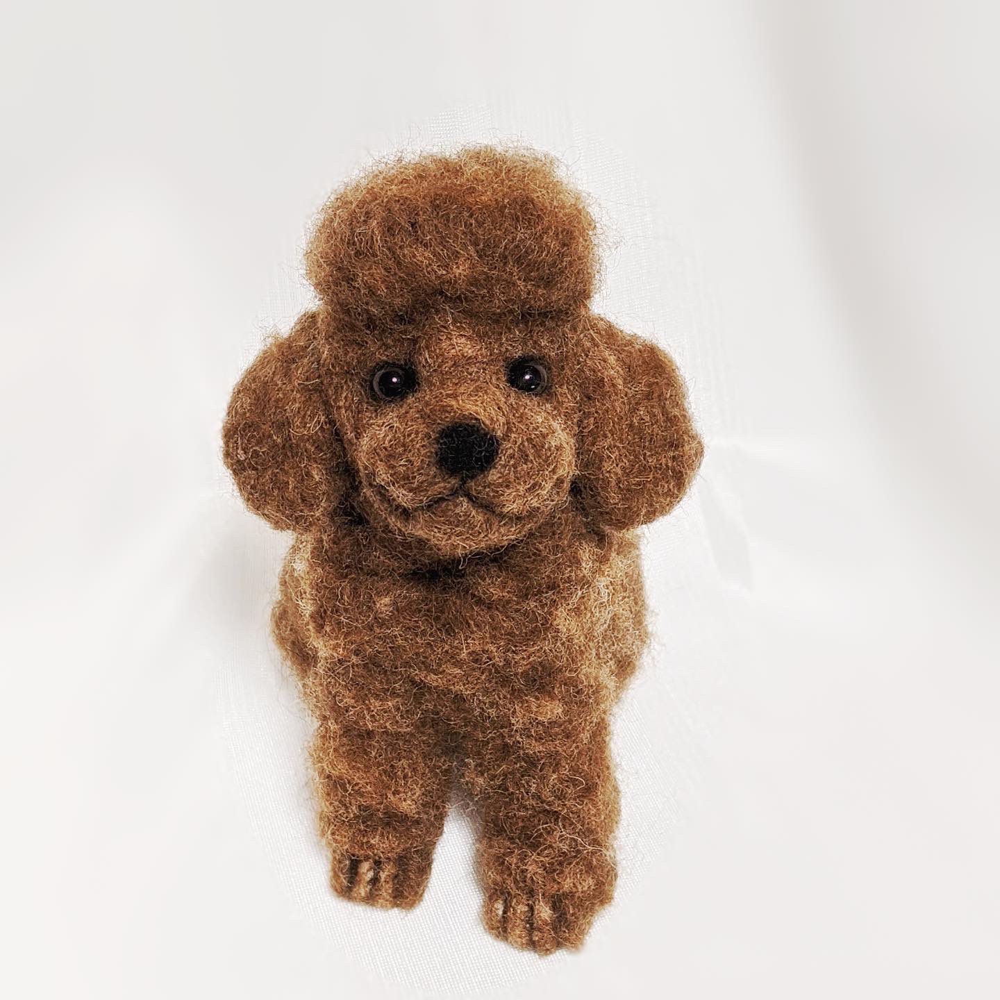 تويتر 佐藤法雪needle Felted Cats على تويتر クラファンに出すためにトイプードルの髪型 を変えてみた リーゼント番長にしてみたけどトイプードルはリーゼントにしても可愛いね 羊毛 羊毛犬 羊毛フェルト 羊毛トイプードル クラウドファンディング トイ