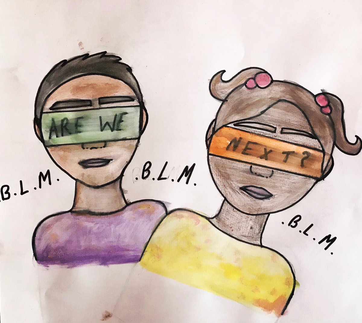 Art Passmores Passport Challenge Spotlight Create A Pieces Of Artwork Inspired By The Black Lives Matter Movement A Thought Provoking Piece From One Of Our Young People Please Let
