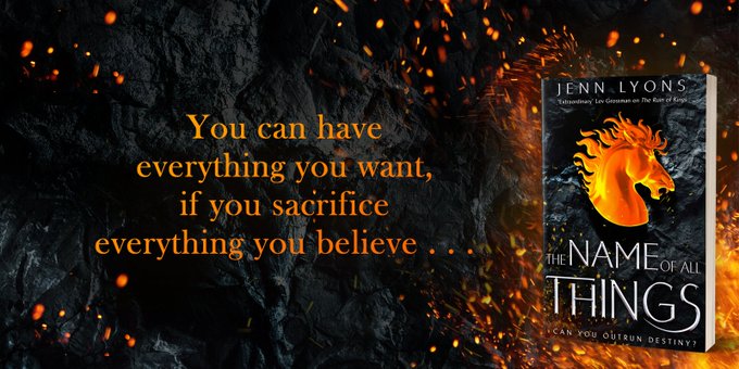 Prophesy and magic combine in a powerful epic of imperial politics, dragons, gods and demons. And a young woman discovers her actions will change an empire . . . @jennlyonsauthor's epic The Name of All Things is out today in paperback!  https://buff.ly/31V1inE 