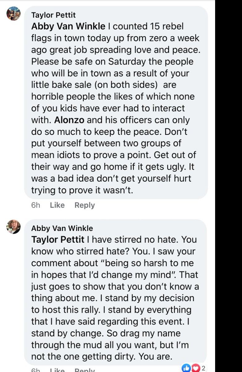 Mayor Hoerner isn't the only Van Buren local who's unhappy. Taylor Pettit is a businessman who runs the Resort Consulting Group in Van Buren, another "hospitality"-related business that helps tourists w/vacation rentals & time shares. He indicates he may be armed. 4/