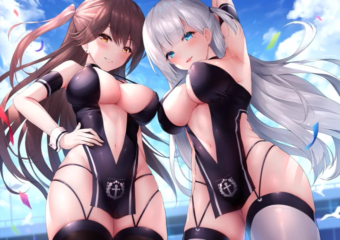 RQ翔鶴&瑞鶴
#アズールレーン 