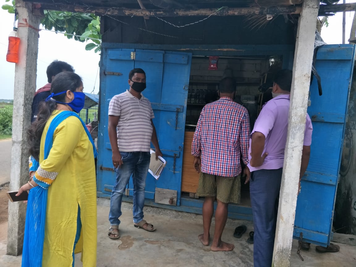 Fine collection for not wearing mask in public places