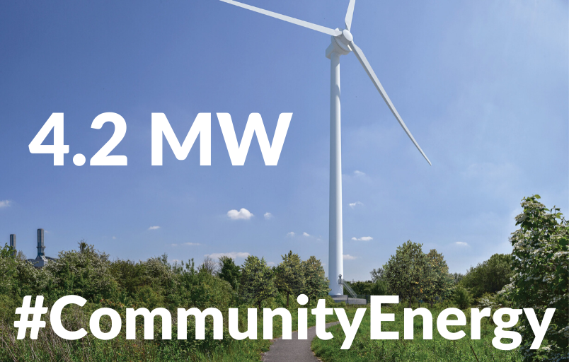 Comm1nrg's tweet photo. Huge congratulations for the 4.2MW wind turbine planning approval achieved by @ambitionlw after lots of hard work &amp; determination. Brilliant news for the #CommunityEnergy sector! Hopefully this project will pave the way for lots more community-owned onshore wind #BuildBackBetter https://t.co/1EnY3IwLtl