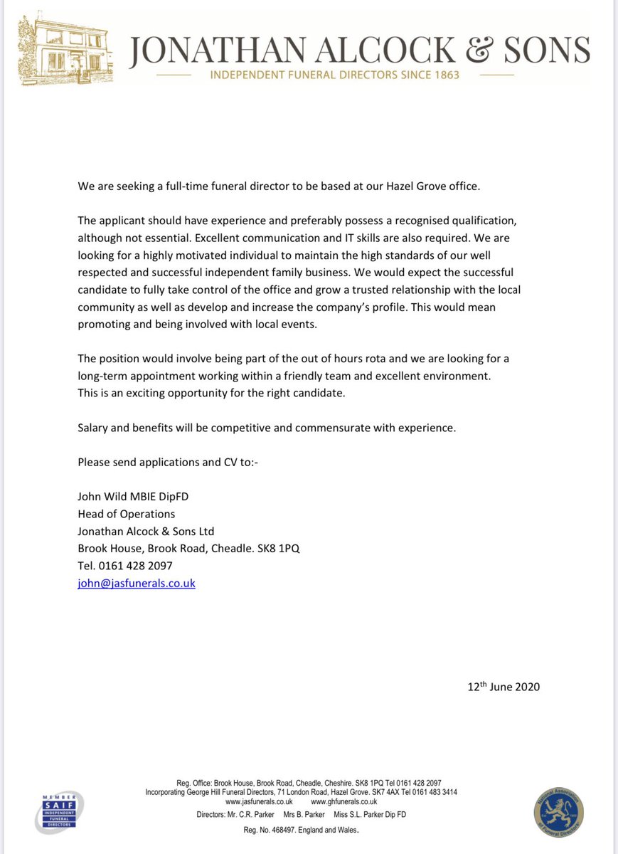 NAFD - GTR Manchester & Local District Association tweet media