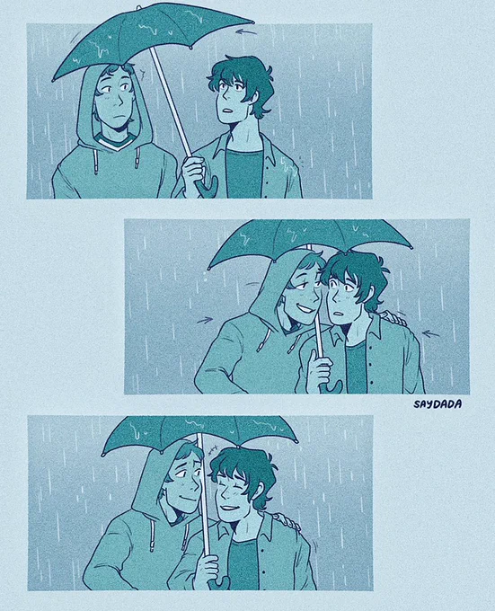 too small umbrella
#klance 