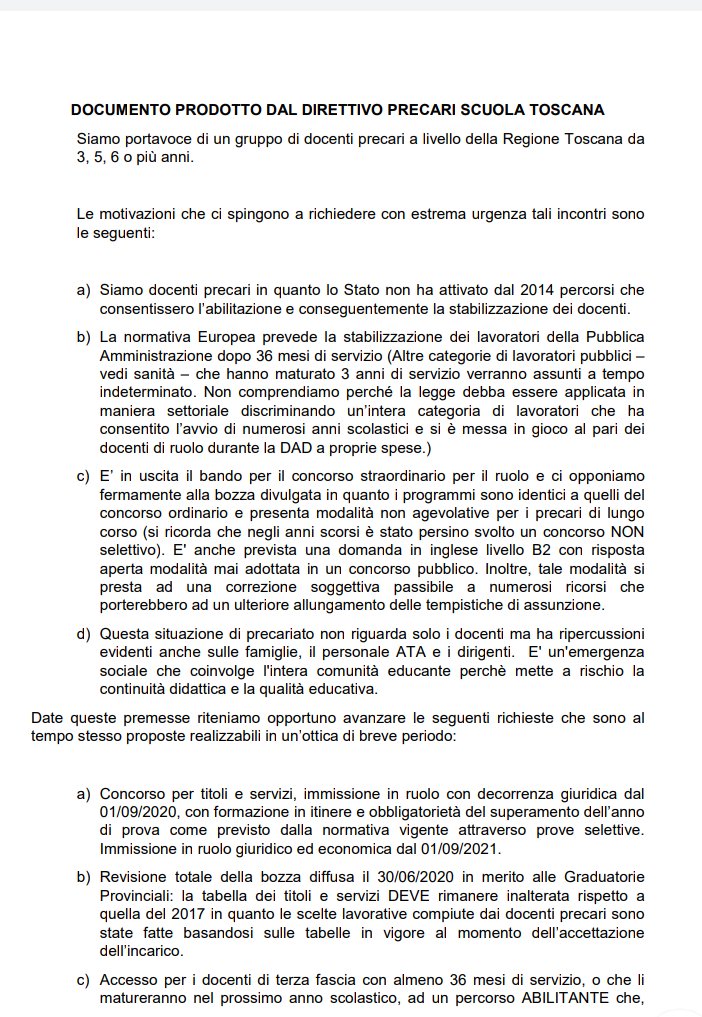 DDpT_precari's tweet photo. @orizzontescuola Precari in piazza...Roma e Firenze.
Foto dalle piazze e il documento per capire le richieste! https://t.co/jfSXRJqZr4