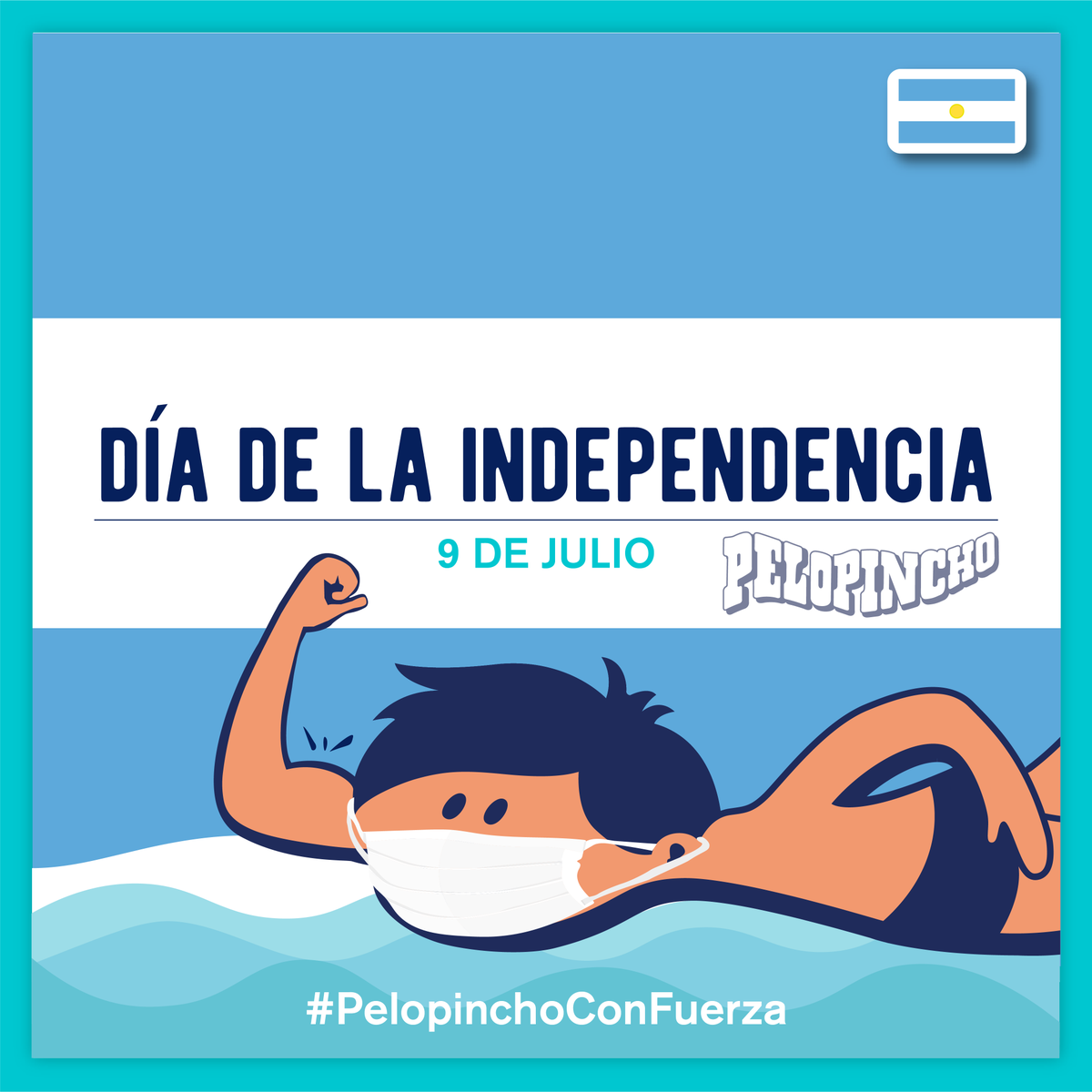 pelopincho's tweet photo. 🇦🇷 Flamante Argentina de siempre, Pelopincho te sigue con fuerza!! 💪🏽🇦🇷
☀️ Saludamos a todos los Argentinos en conmemoración a la Declaración del Día de la Independencia Argentina! ✨
-
#9DeJulio #Argentina y #PelopinchoConFuerza https://t.co/pRJuEhGEvr