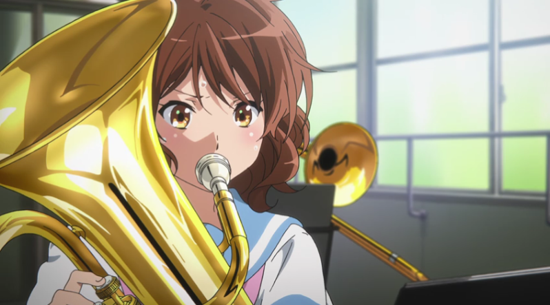 Euphonium has a bassy tone, but isn't the bass itself. It can make some really bright sounds, but it isn't trumpet. Eupho is in the middle of it all. The instrument which can play various segments and more importantly, the one who can get in combination with almost anyone.