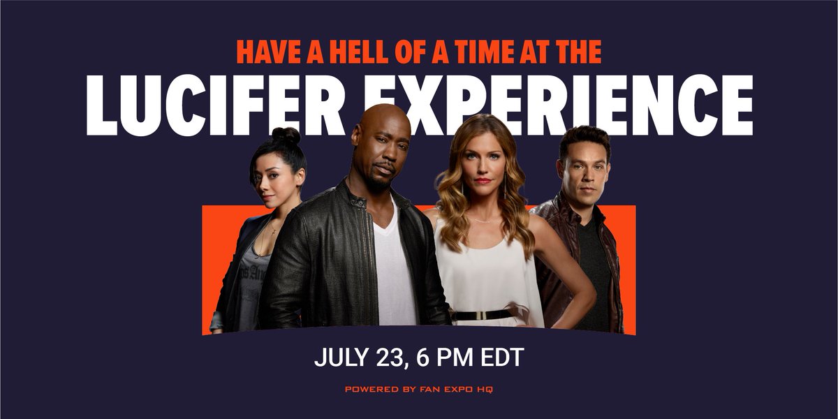 Have a hell of a time at the Lucifer Virtual Experience. Hang with the show’s cast for a FREE charity Livestream, 1:1 video chats and more. Learn More: bit.ly/2Cdr2Rm @dbwofficial @trutriciahelfer @kevinmalejandro @Aimee_Garcia