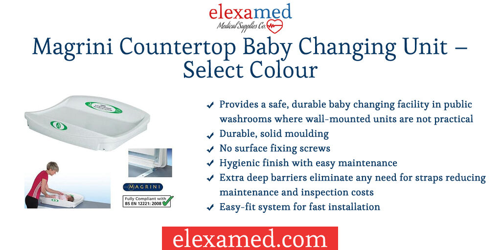 elexamed's tweet photo. Magrini Countertop Baby Changing Unit – Select Colour

->Durable, solid moulding
->Hygienic finish with easy maintenance

#countertop #babychanging  #durable #hygienic #easyfit

Buy NOW - https://t.co/efmCd2VhDv https://t.co/9IpcSH8VKg