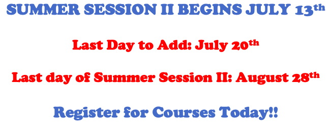 SUMMER SESSION II BEGINS MONDAY!

There's still time to register if you need to get caught up on credits!

For more information on Summer Session II and registration, click the link below:

⬇️⬇️⬇️:

worcester.edu/Courses-and-Re…