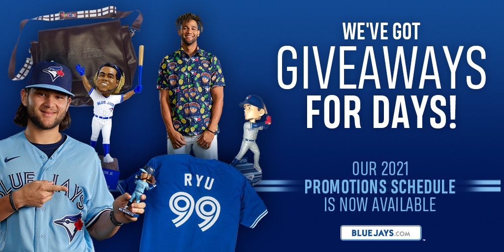 BlueJays's tweet photo. Mark your calendars! Our 2021 Promo Sched is also HERE: https://t.co/tUQOHMmaQe https://t.co/H5UhumefpD