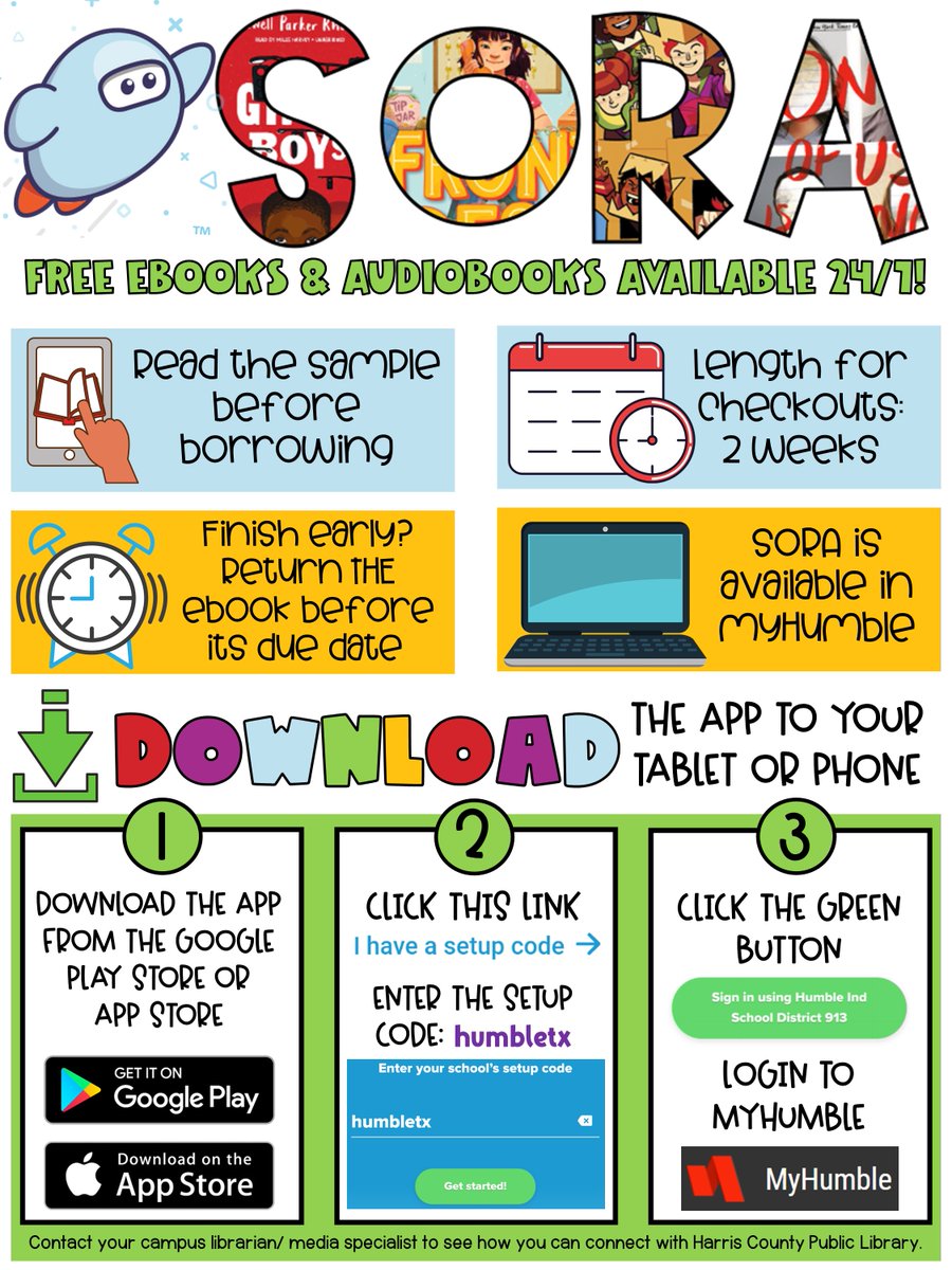 SORA "How To" reminders! Thank you Mrs. Ureta for the Infographic.  #SCHSweareone #thehumblelibrarian