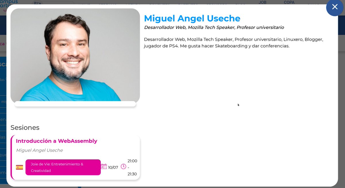 Mañana a las 21:00 (UTC -4) estaré hablando sobre #WebAssembly en el @campuspartyco . Es conferencia virtual y entrada libre, te esperamos: colombia-digital.campus-party.org
 #CPCo9 cc @mozTechSpeakers