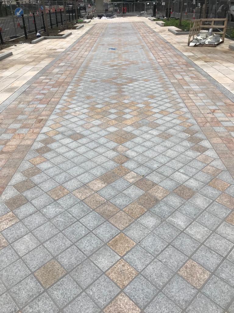 Regen_Lpool's tweet photo. #Roadworks update:

The £4m upgrade to Princes Ave &amp; Rd, in Toxteth, inc’ new road surface, event space, 25 trees, drainage &amp; street lighting, is set to complete in first week of August. 

The new 1km #cyclelane is also almost finished. 

#Liverpool 

https://t.co/yE00hL31Ln https://t.co/mmzhQcbzaV