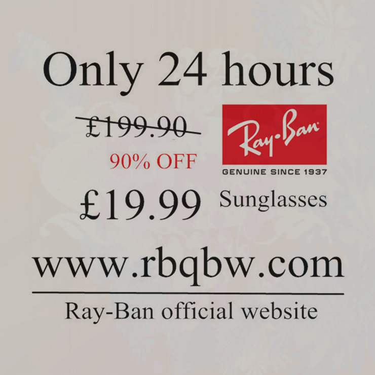 Ray ban website: rbqbw.com