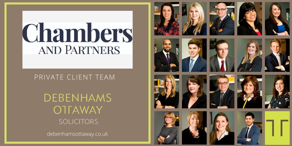 <a href="/DebenhamsOtt/">Debenhams Ottaway</a> continues to rank high in the <a href="/ChambersGuides/">Chambers and Partners</a> HNW 2020 guide! Proud to be the only firm ranked in the top band in the area for private client advice. Congratulations to the private client team! 👏 Find out more here >> bit.ly/327RJBE