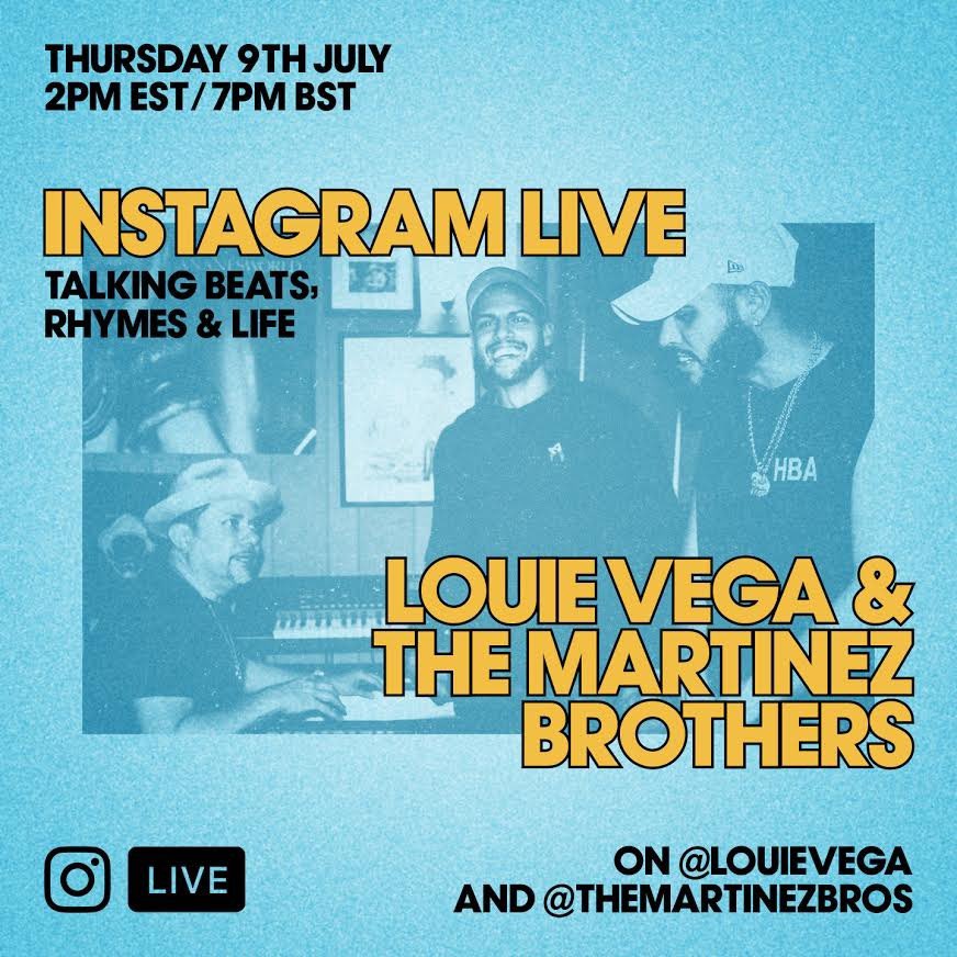 Tune in for a live chat with our brother @nuyoricansoul today at 2 PM NY / 8 PM BCN... one more day til 'Let It Go' drops! 🙌🏽🚀 @DefectedRecords